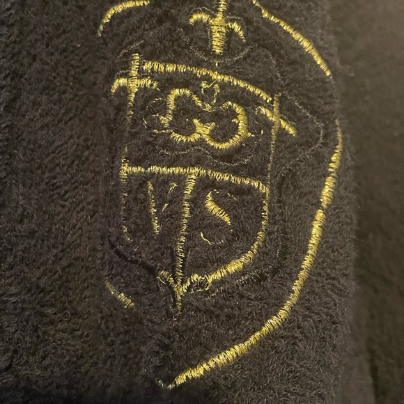 Solid black Victoria’s Secret, 100% cotton belted robe - Picture 2 of 9